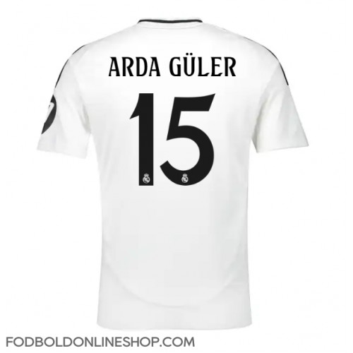 Real Madrid Arda Guler #15 Hjemmebanetrøje 2024-25 Kortærmet